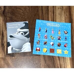 Rare 2008 Nintendo DS Employee Trivia Game Card W Stickers Touched By Nintendo